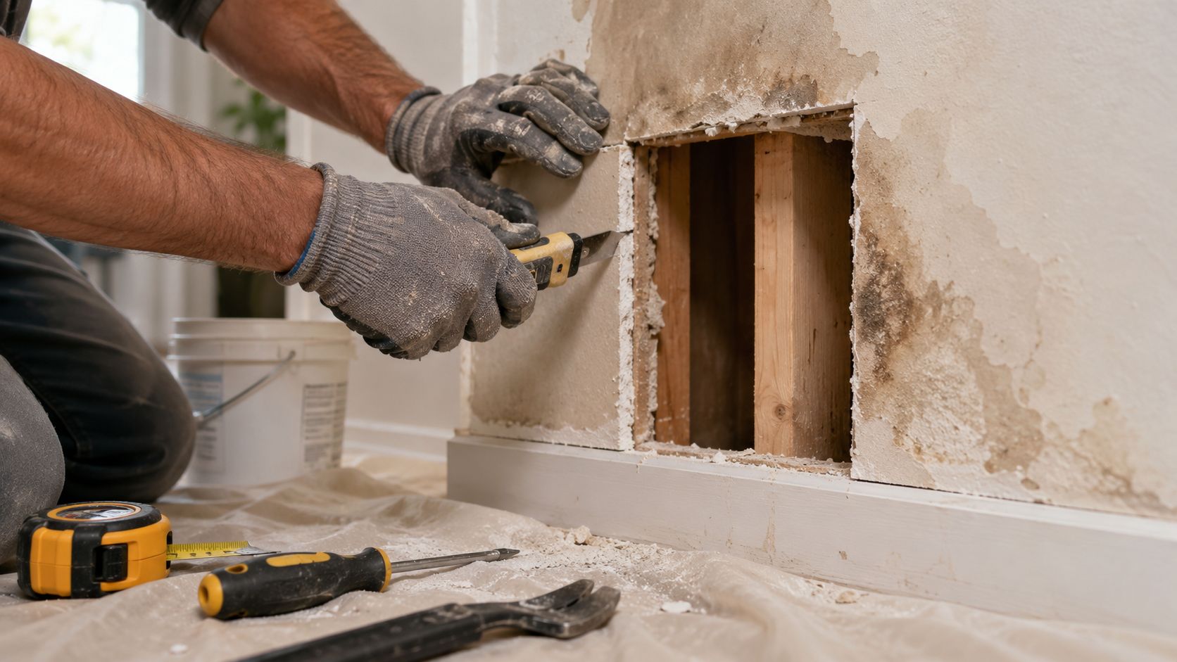The DIY Drywall Repair Process Step by Step
